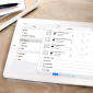 Go Eye on an iPad - Go materials collected from the Internet are saved locally on the device and can be orginised in Groups